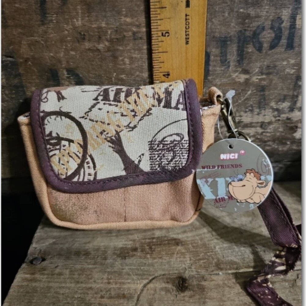 NICI Wild Friends Camera Wristlet - New Old Stock